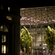 The atrium at night.